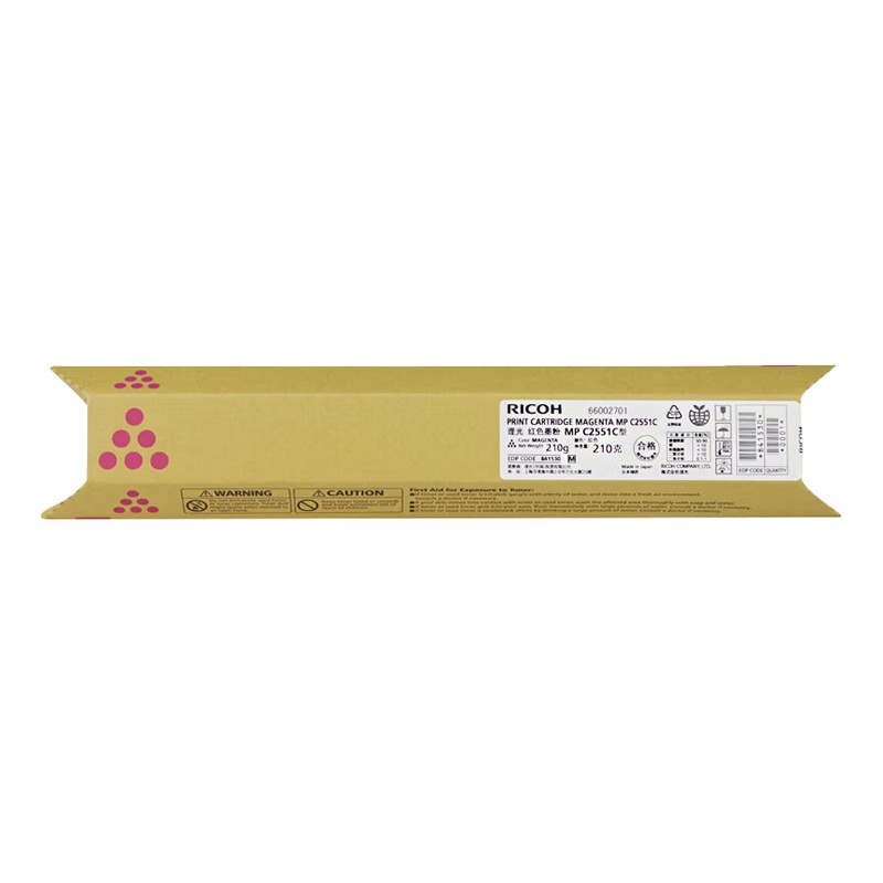 RICOH/理光 墨粉盒MPC2551C型 841530 红色/9500页/210g 适用机型：MPC2010/MPC2030/MPC2050/MPC2051/MPC2530/MPC2550/MPC2551 单位:个