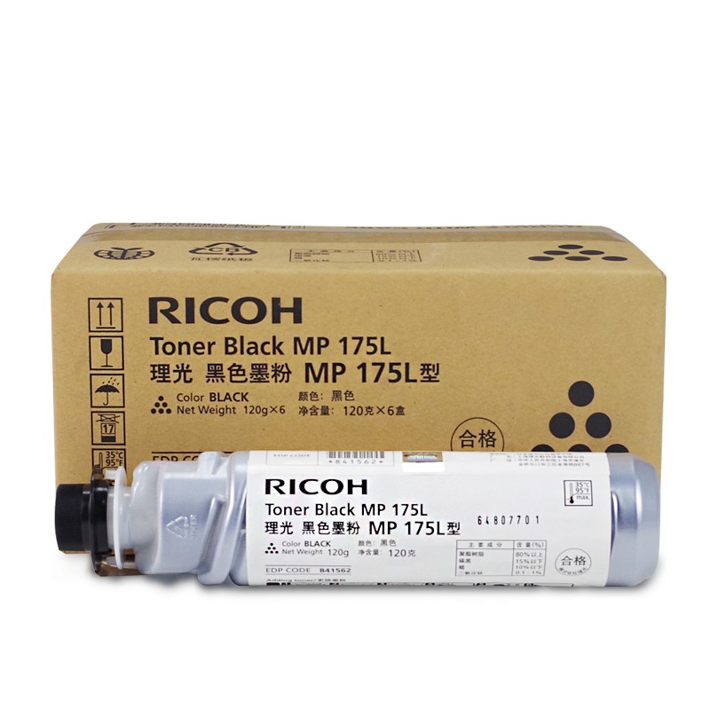 RICOH/理光 墨粉盒MP175L型 841562 黑色/3500页/120g 适用机型：A1515/A1515MF/MP175L 单位:个