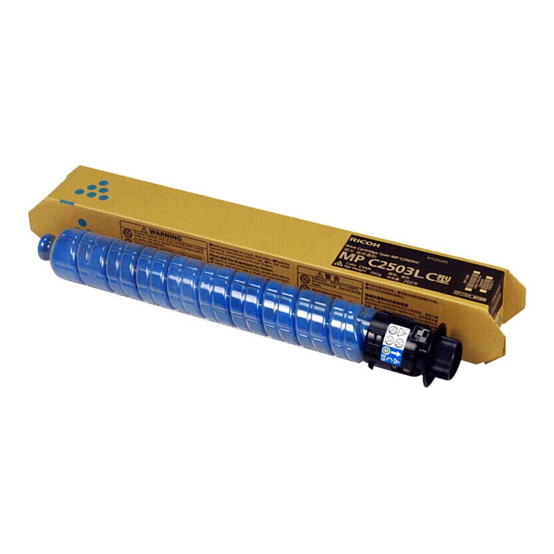 RICOH/理光 墨粉盒MPC2503LC型 841952 蓝色/3000页/68g 适用机型：MPC2003SP/MPC2503SP/MPC2004SP/MPC2504SP/MPC2004exSP/MPC2504exSP/IMC2000/IMC2500/MPC2011sp 单位:个