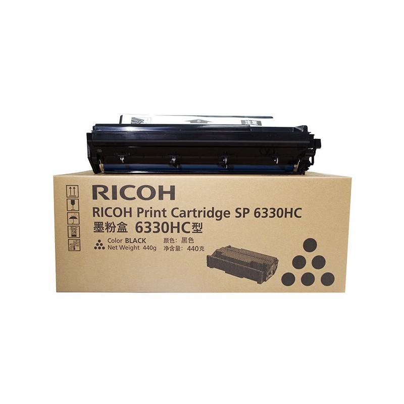 RICOH/理光 墨粉盒SP6330HC 406652 黑色/1.2万页 适用机型：AficioSP6330N 单位:个
