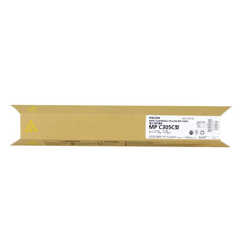 RICOH/理光 墨粉盒MPC305C型 841627 黄色/4000页/83g 适用机型：AficioMPC305SP 单位:个