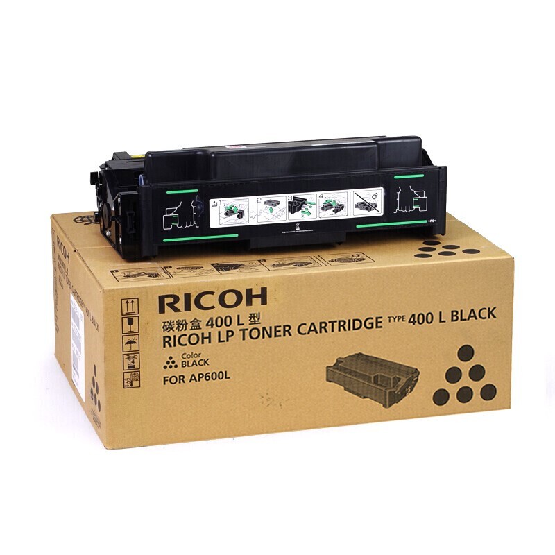 RICOH/理光 墨粉盒400L 406411 黑色/6000页 适用机型：AP600L/AP600LU 单位:个
