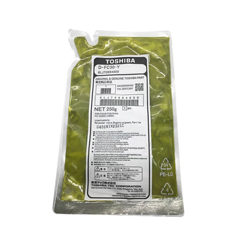 TOSHIBA/东芝 载体 D-FC30-Y 黄色PART NO.S6LJ709940 适用机型：e-STUDIO2000AC/2500AC/2010AC/2510AC/2020AC/2520AC 单位:个