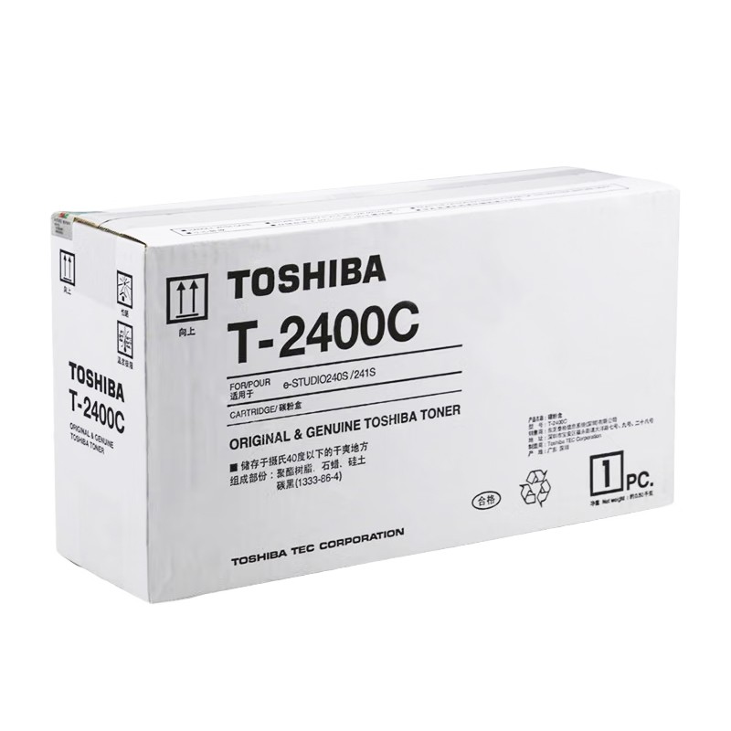TOSHIBA/东芝 碳粉盒 T-2400C 黑色/1500页 适用机型：eS240/241 单位:个