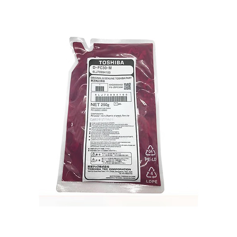 TOSHIBA/东芝 载体 D-FC30-M 品红色PART NO.S6LJ709941 适用机型：e-STUDIO2000AC/2500AC/2010AC/2510AC/2020AC/2520AC 单位:个