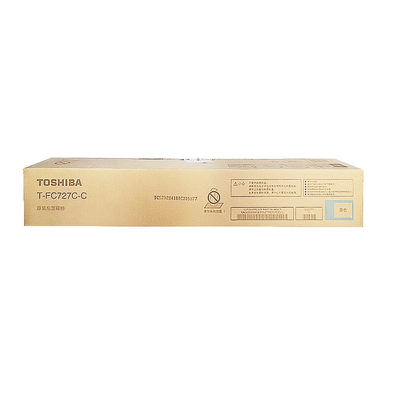 TOSHIBA/东芝 碳粉盒 PS-ZTFC727CC 青色/3.92万页 适用机型：e-STUDIO6527AC/7527AC 单位:个