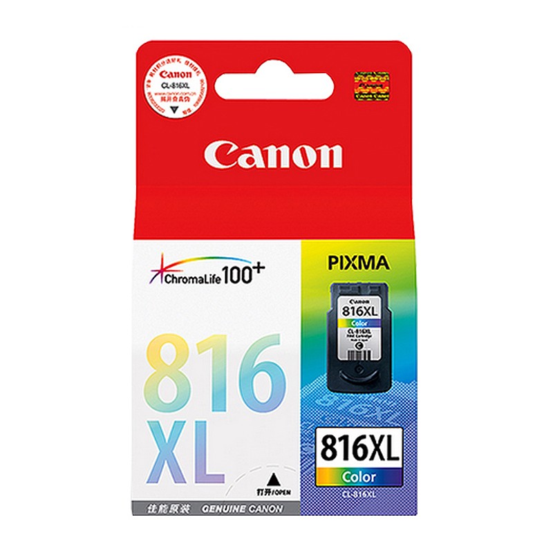 CANON/佳能 墨盒 CL-816XL 彩色/350页 适用机型：iP2780/IP2788/MP236/MP288/MP498/MP259/MX428/MX418/MX368/MX358/MX348 单位:个