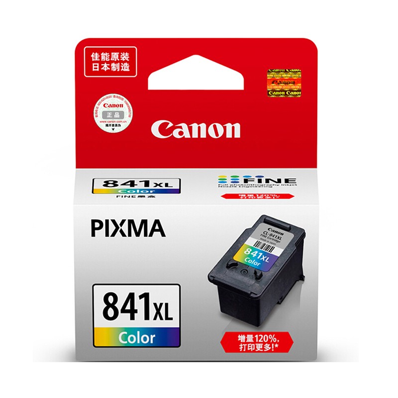 CANON/佳能 墨盒 CL-841XL 彩色/400页 适用机型：MG3680/TS5180/MX538/MX528/MX458/MX398/MX518/MX478/MX438/MX378/MG4280/MG4180/MG3580/MG3180/MG2180/MG2080/GM4080/GM2080 单位:个
