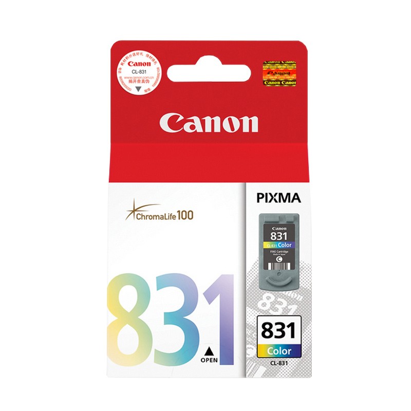 CANON/佳能 墨盒 CL-831 彩色/205页 适用机型：iP1180/iP1980/iP2680/MP198/MX318/MX308 单位:个