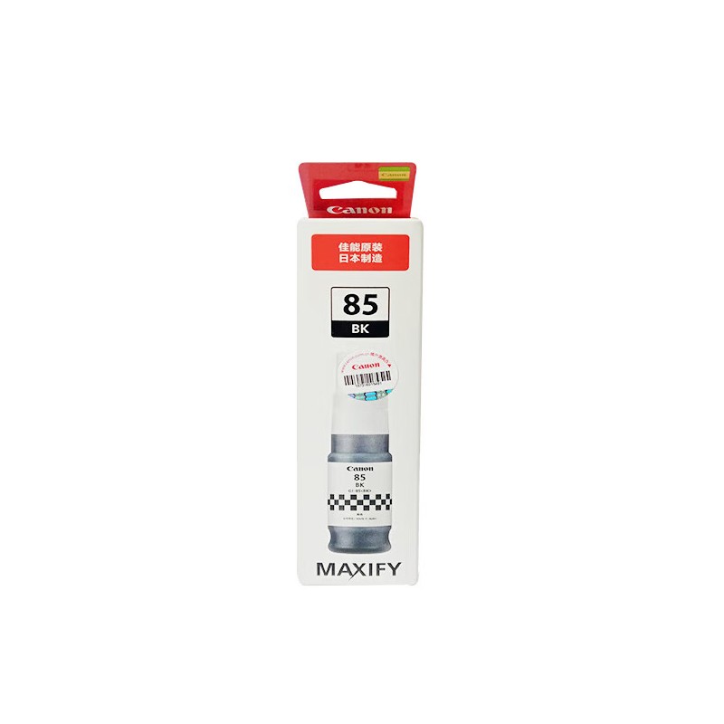 CANON/佳能 墨水 GI-85BK 黑色/40ml/3000页 适用机型：GX1080/GX2080 单位:个