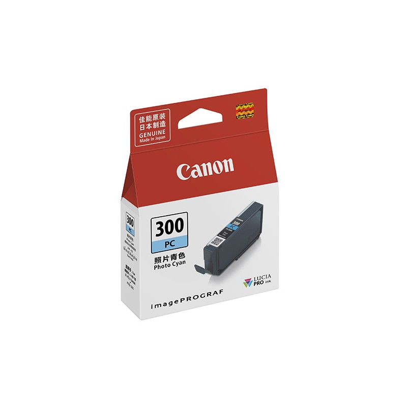 CANON/佳能 墨盒 PFI-300PC 照片青色 适用机型：PRO-300 单位:个