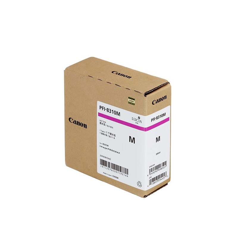 CANON/佳能 墨盒 PFI-8310M 品红色330ML 适用机型：TX-5200/TX-5300/TX-5400/TX-5210/TX-5310/TX-5410 单位:个