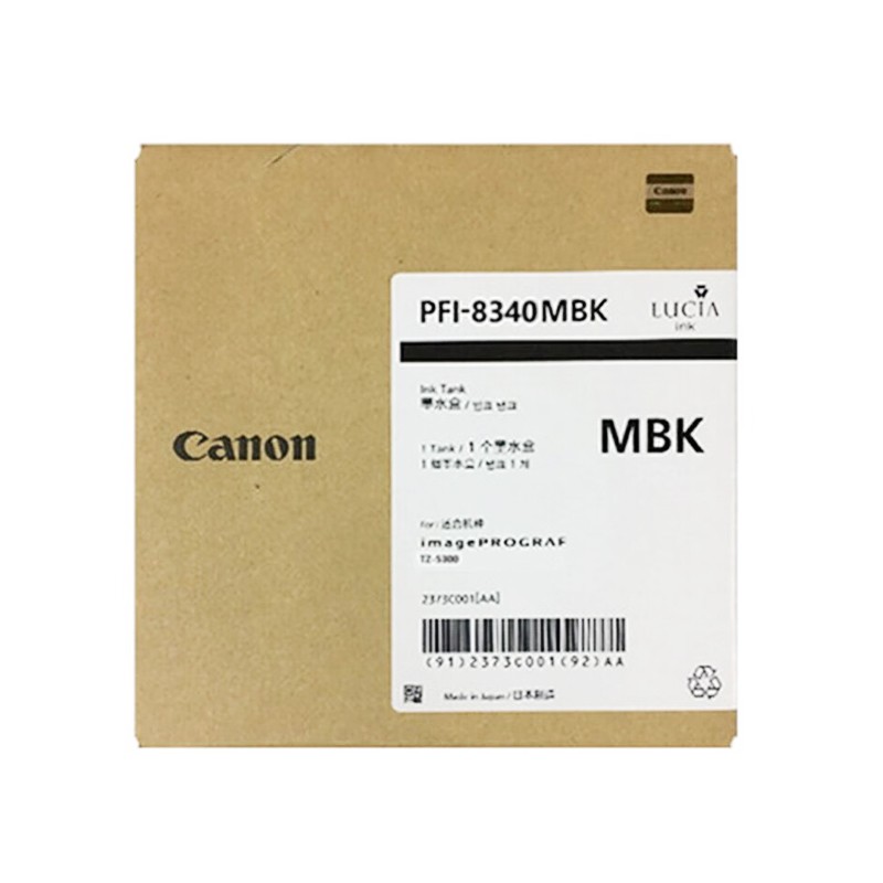 CANON/佳能 墨盒 PFI-8340MBK 粗面黑 330ML 适用机型：TZ-5300 单位:个