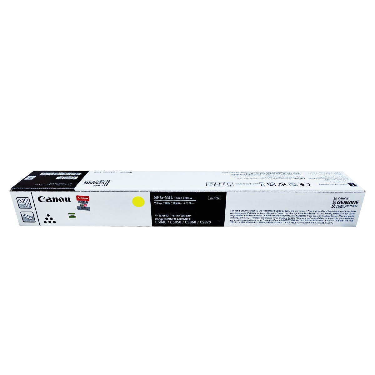 CANON/佳能 墨粉 NPG-83L TONER Y 黄色经济装/2.6万页 适用机型：iR-ADVDXC5870/iR-ADVDXC5860/iR-ADVDXC5850/iR-ADVDXC5840 单位:个