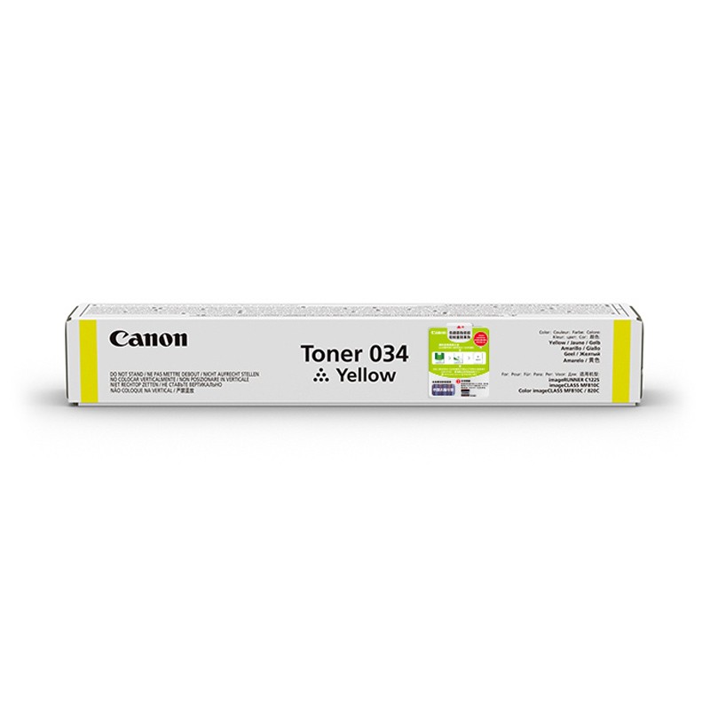CANON/佳能 墨粉 CRG-034TNY 黄色/7300页 适用机型：MF810Cdn 单位:个