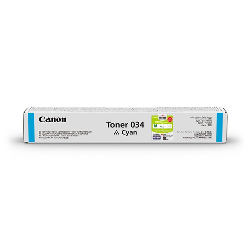 CANON/佳能 墨粉 CRG-034TNC 青色/7300页 适用机型：MF810Cdn 单位:个