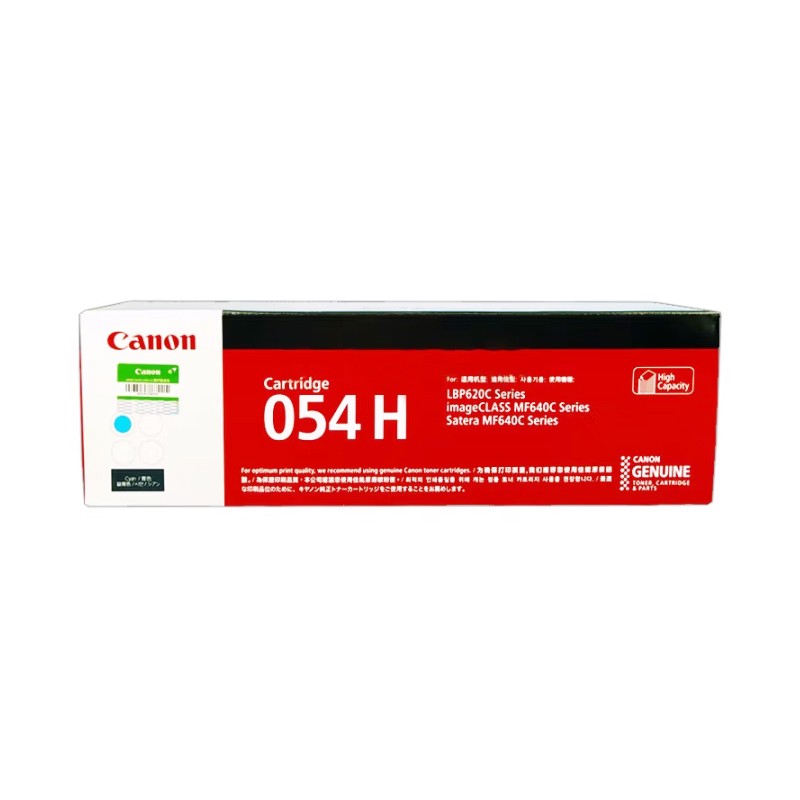 CANON/佳能 硒鼓 CRG-054HC 青色/2300页 适用机型：MF645Cx/MF643Cdw/MF641Cw/LBP623Cdw/LBP623Cdn/LBP621Cw 单位:个