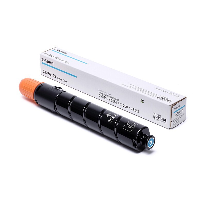 CANON/佳能 墨粉 NPG-45 TONER C 青色/3.8万页 适用机型：iR-ADVC5045/iR-ADVC5051/iR-ADVC5250/iR-ADVC5255 单位:个