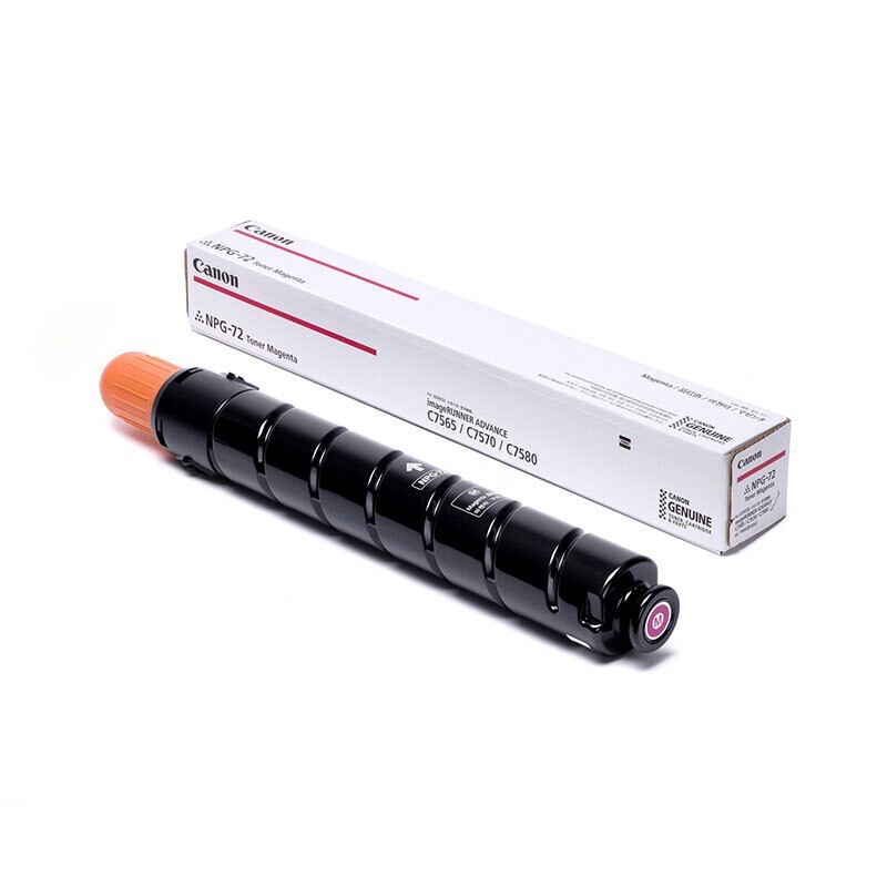 CANON/佳能 墨粉 NPG-72 TONER M 品红色/6.65万页 适用机型：iR-ADVC7580/iR-ADVC7570/iR-ADVDXC7770/iR-ADVDXC7780 单位:个