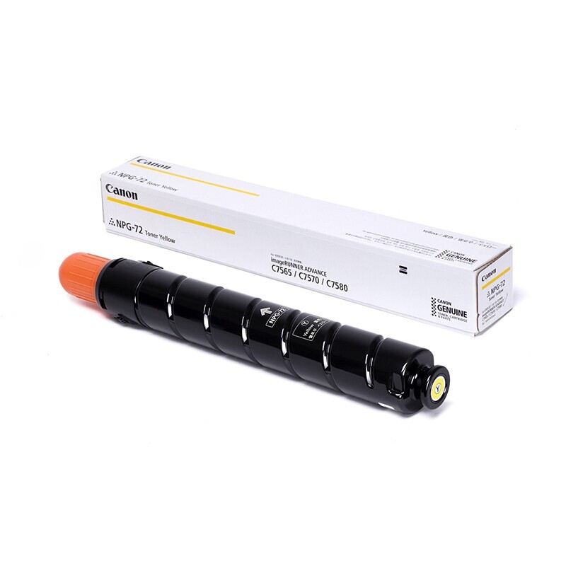 CANON/佳能 墨粉 NPG-72 TONER Y 黄色/6.65万页 适用机型：iR-ADVC7580/iR-ADVC7570/iR-ADVDXC7770/iR-ADVDXC7780 单位:个