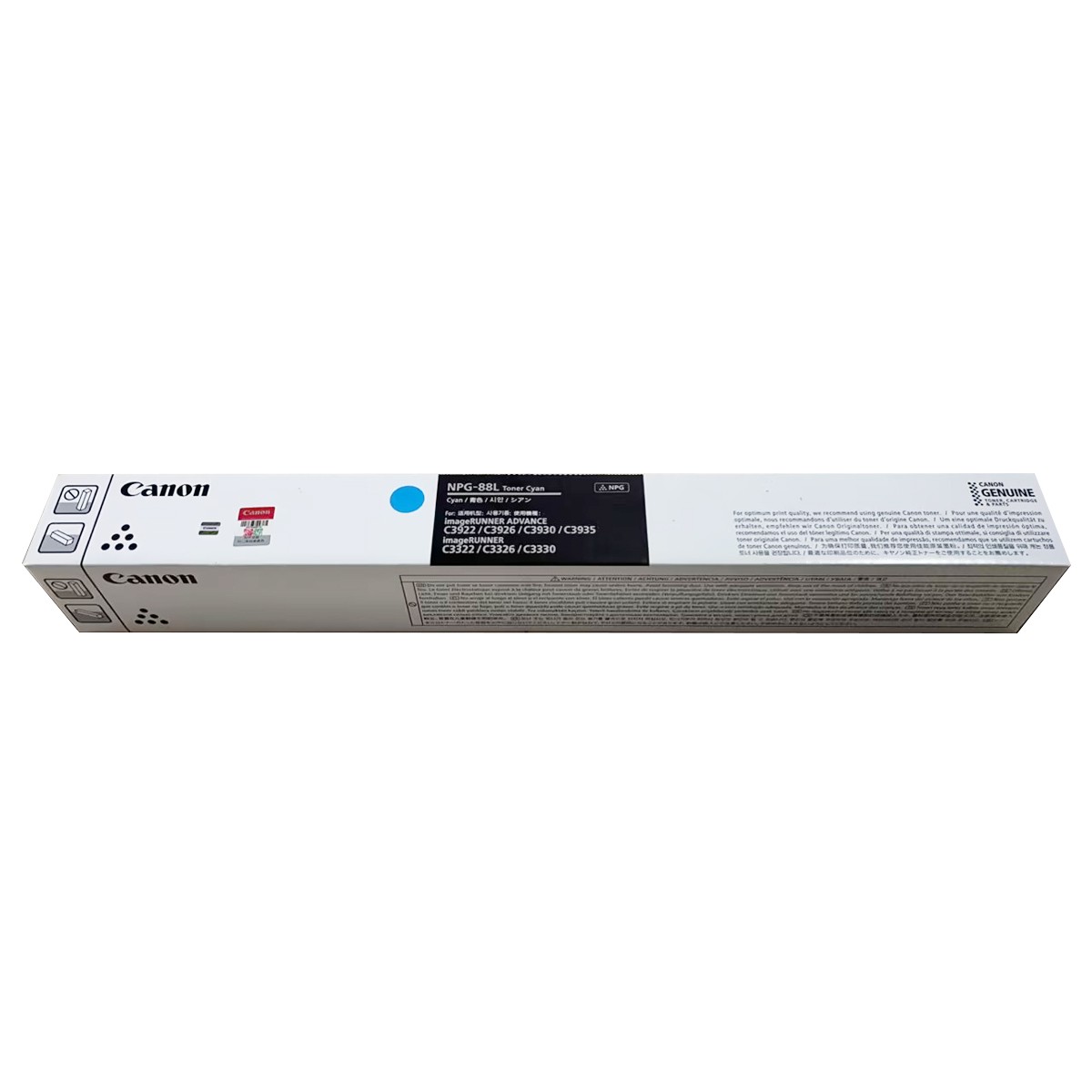 CANON/佳能 墨粉 NPG-88L TONER C 青色/4000页/74g 适用机型：iR-ADV DXC3322L/iR-ADV DXC3326/iR-ADV DXC3930/iR-ADV DXC3926/iR-ADV DXC3935/image RUNNER C3322L/image RUNNER C3330L 单位:个