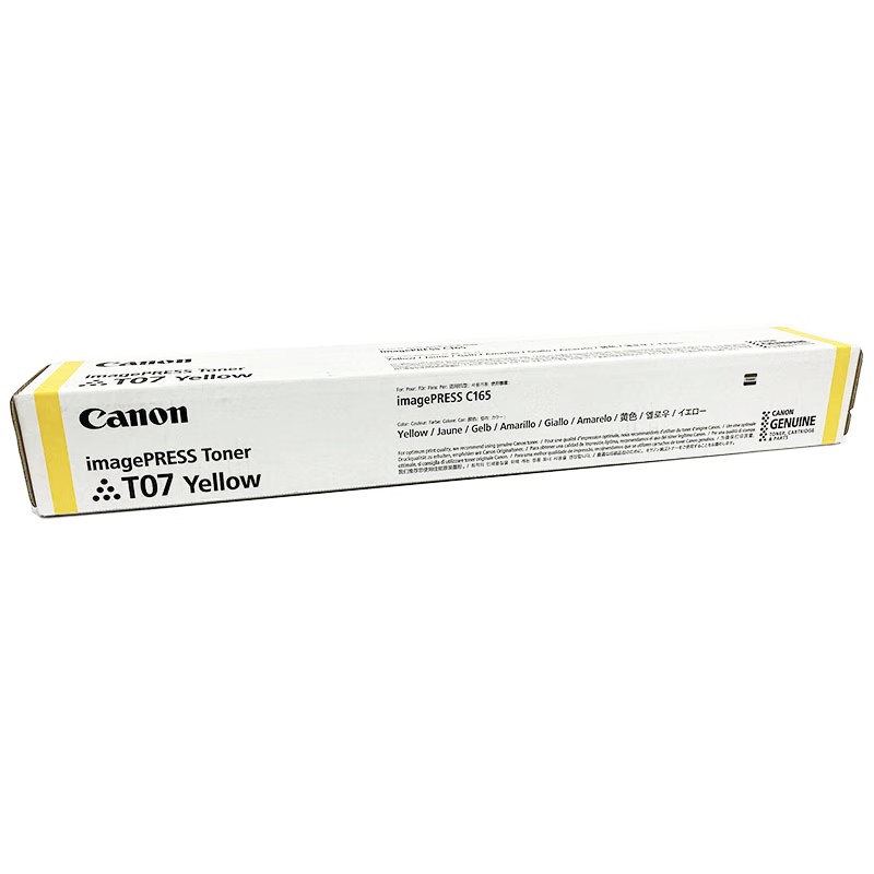 CANON/佳能 墨粉 T07 Y 黄色 适用机型：CanonC165/C170/C265/C270 单位:个