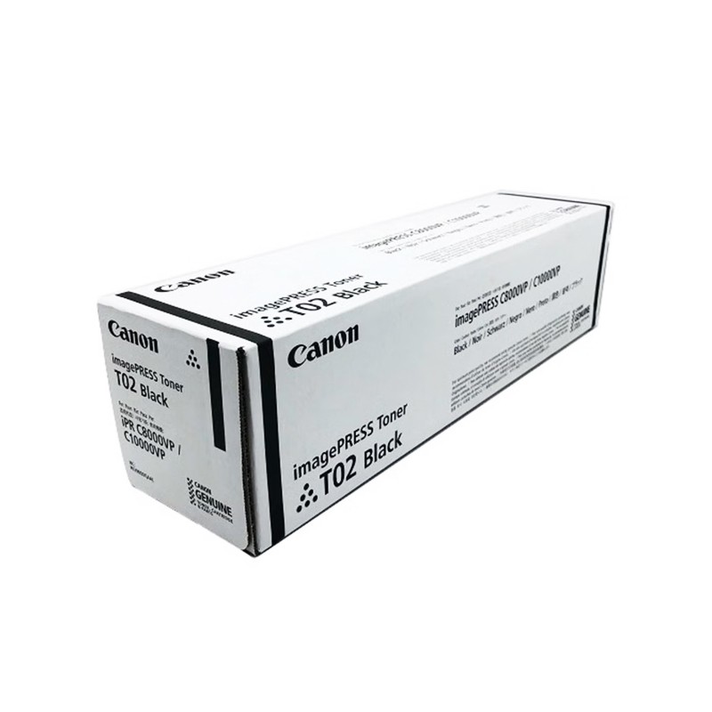 CANON/佳能 墨粉 T02 BK 黑色/6.4万页/1606g 适用机型：CanonC8000VP/C9010VP/C10000VP/C10010VP 单位:个