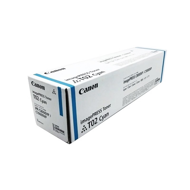 CANON/佳能 墨粉 T02 C 青色/6.4万页/1606g 适用机型：CanonC8000VP/C9010VP/C10000VP/C10010VP 单位:个