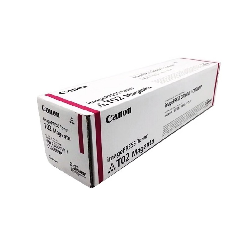 CANON/佳能 墨粉 T02 M 品红色/6.4万页/1606g 适用机型：CanonC8000VP/C9010VP/C10000VP/C10010VP 单位:个