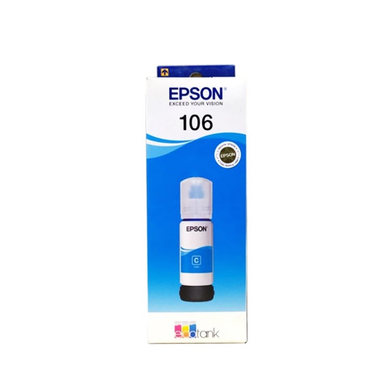 EPSON/爱普生 106墨水 C13T00R240 青色/70ml/5000页 适用机型：L7188 单位:个