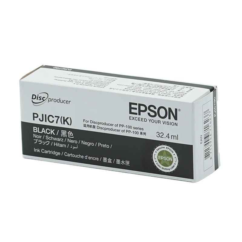 EPSON/爱普生 PJIC7(K)墨盒 C13S020693 黑色 适用机型：PP-100III/PP-100N/PP-50II/BDP-50/PP-50 单位:个