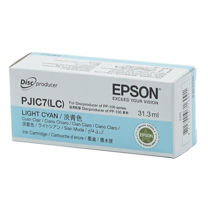 EPSON/爱普生 PJIC7(LC)墨盒 C13S020689 淡青色 适用机型：PP-100III/PP-100N/PP-50II/BDP-50/PP-50 单位:个