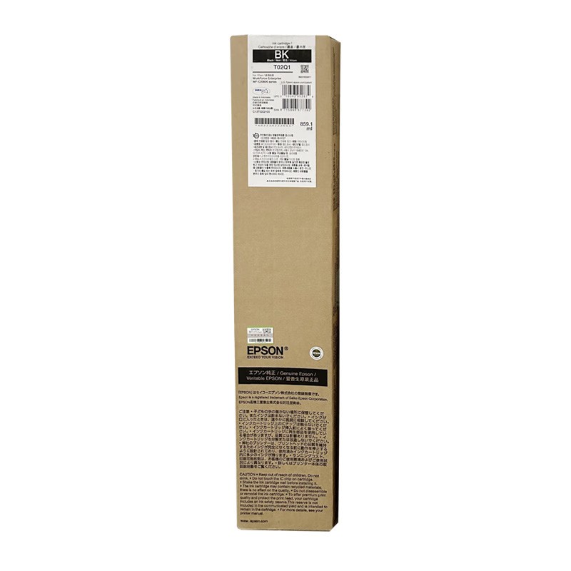 EPSON/爱普生 墨盒 T02Q1 黑色/5万页 适用机型：WF-C20600a/WF-C20600c 单位:个