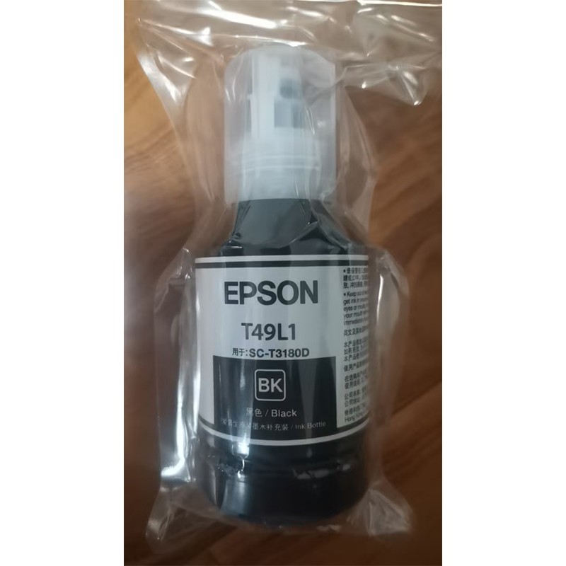 EPSON/爱普生 墨盒 C13T49L180 黑色 适用机型:SC-T3180D 单位:个
