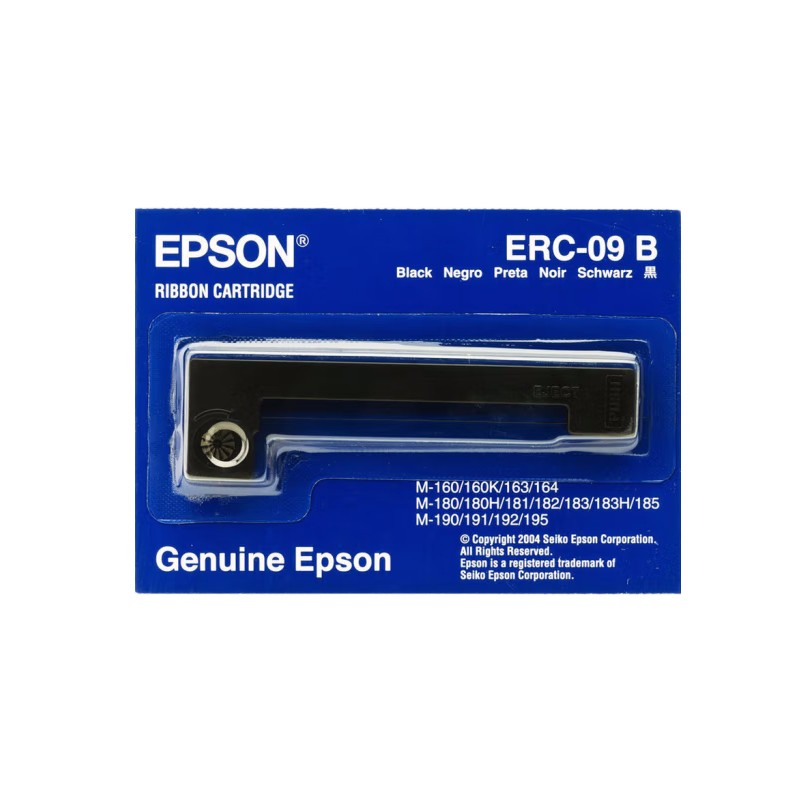 EPSON/爱普生 色带 ERC-09 适用机型：M-160/160K/163/164/180/181/182/183/185/190/191/192/195 单位:个