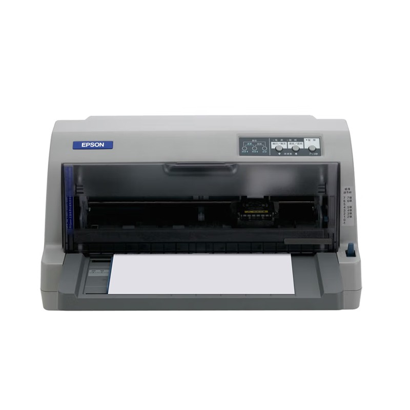 EPSON/爱普生 针式打印机 LQ-630KII 24针/82列/平推式/1+6联/连续进纸/每秒195汉字 适用耗材：色带芯S010058/S010076;色带架S015290/S015583 单位:个