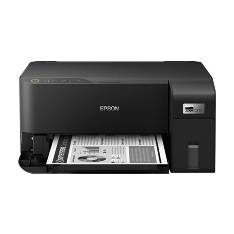 EPSON/爱普生 墨仓式打印机 M1058 A4/黑白/18PPM/网络/WIFI/机身黑色/耗材单页成本0.04元 适用耗材：015黑色墨水C13T12K180(6000页) 单位:个