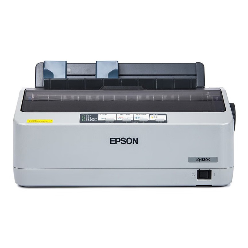 EPSON/爱普生 针式打印机 LQ-520K 24针/80列/1+3联 适用耗材：色带架S015634 单位:个