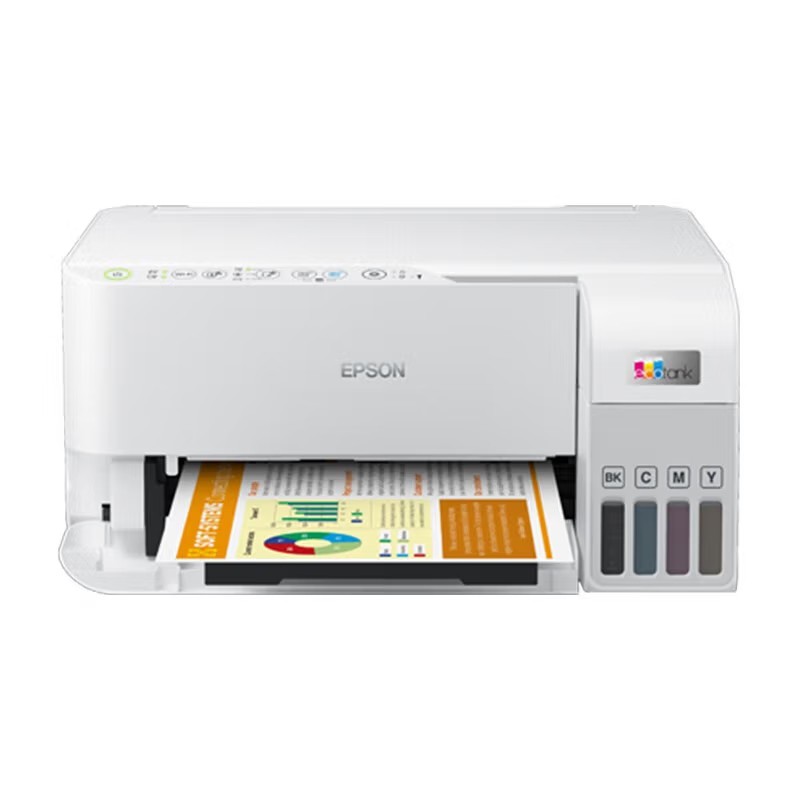 EPSON/爱普生 墨仓式一体打印机 L3556 A4/4色/15-8ipm/打印/复印/扫描/WIFI/机身白色/耗材单页成本(黑色0.01元/彩色0.02元) 适用耗材：004黑色墨水C13T00U180(4500页);004青色墨水C13T00U280(7500页);004洋红色墨水C13T00U380(7500页);004黄色墨水C13T00U480(7500页) 单位:个