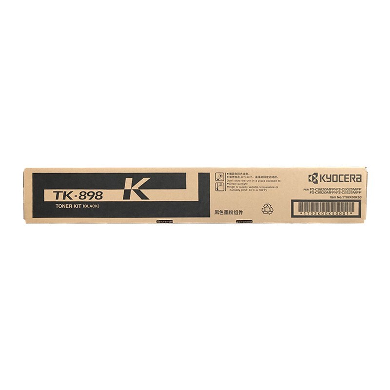 KYOCERA/京瓷 墨粉组件 TK-898K 黑色/12000页 适用机型：FS-C8020/C8025/C8520/C8525 单位:个