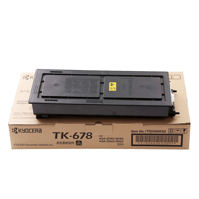 KYOCERA/京瓷 墨粉组件 TK-678 黑色/24000页 适用机型：KM-2060/2540/3060/TASKalfa 300i 单位:个