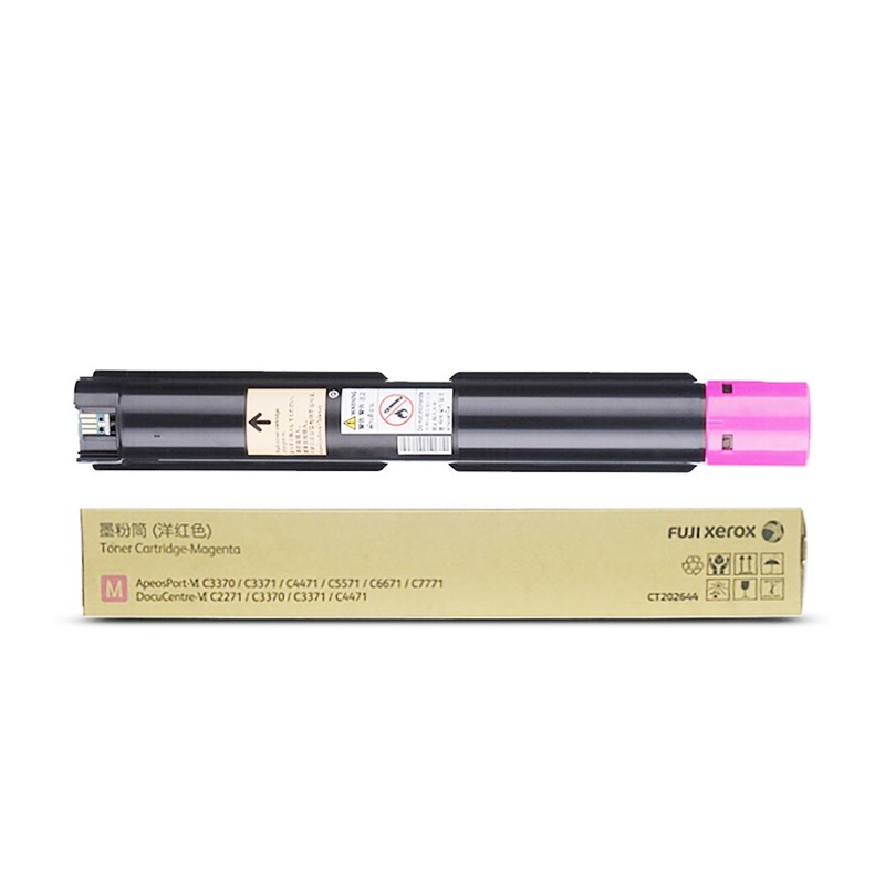 FUJI-FILM/富士胶片 墨粉筒 CT202644 洋红色/2.1万页/293克 适用机型：ApeosPort-VI C3370/C3371/C4471/C5571/C6671/C7771/C7070 ApeosPort-VII C2273/C3372/C3373/C4473/C5573/C6673/C7773 ApeosPort-VIII C3070/C3570/C4570/C5570/C6570/C7570 DocuCentre-VI C2271//C3370/C3371/C4471 DocuCentre-VII C2273/C3372/C3373/C4473/C5573/C6671/ApeosPort C3070/C3570/C4570/C5570/C6570/C7070 单位:个