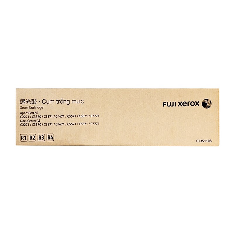 FUJI-FILM/富士胶片 感光鼓 CT351108 四色通用/19万页 适用机型：ApeosPort-VI C3370/C3371/C4471/C5571/C6671/C7771 ApeosPort-VII C2273/C3372/C3373/C4473/C5573/C6673/C7773 ApeosPort-VIII C3070/C3570/C4570/C5570/C6570/C7570 DocuCentre-VI C2271//C3370/C3371/C4471 DocuCentre-VII C2273/C3372/C3373/C4473/C5573/C6673/C777/ApeosPort C3070/C3570/C4570/C5570/C6570/C7070 单位:个
