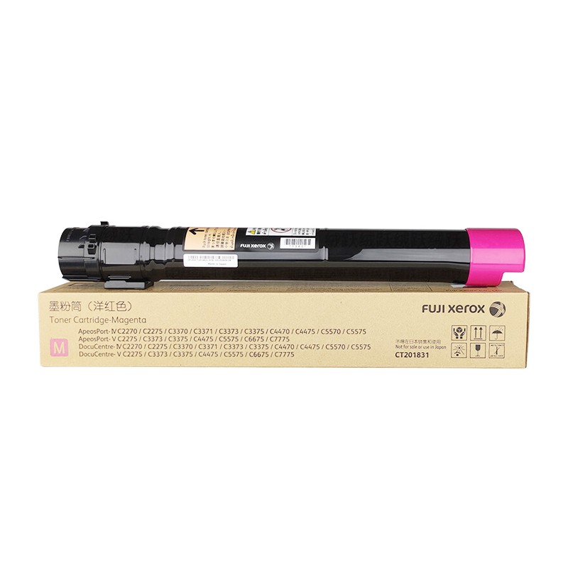 FUJI-FILM/富士胶片 墨粉筒 CT201831 洋红色/1.5万页/290克 适适用机型：DocuCentre-IV C2275/C3370/C3373/C3375/C4475 ApeosPort-IV C3373/C3375/C4475/C5575 DocuCentre-V C2275/C3373/C3375/C4475 ApeosPort-V C3373/C3375/C4475/C5575/C6675/C7775 单位:个