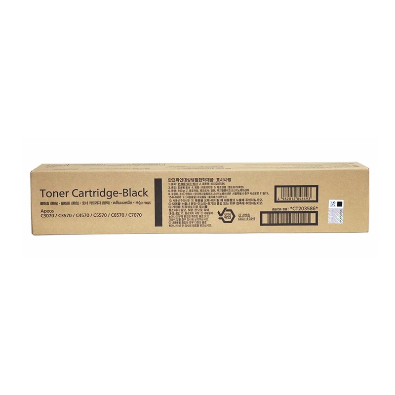 FUJI-FILM/富士胶片 墨粉盒 CT203586 黑色/3.6万页 适用机型：Apeos C3070/C3570/C4570/C5570/C6570/C7070/ApeosC6571/ApeosC3571 单位:个