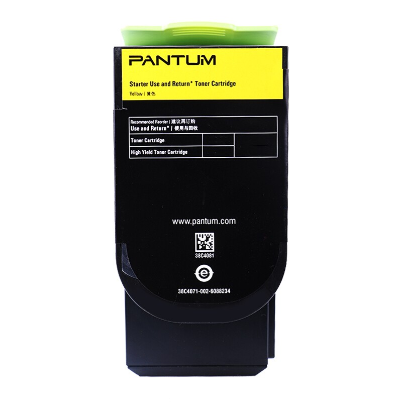 PANTUM/奔图 碳粉盒 CTL-300Y 黄色/1400页 适用机型：CP2506DN Plus/CM7105DN 单位:个