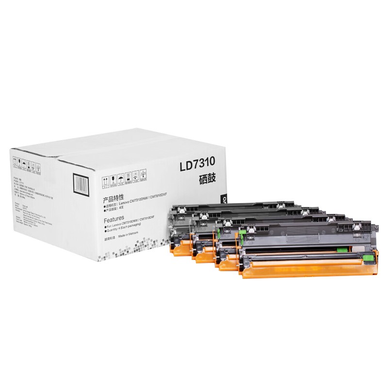 LENOVO/联想 硒鼓套装 LD7310 黑色一只+彩色三只/不含墨粉/18000页*4/质保3年 适用机型：CM7310DNW/CM7810DXF/GM2400CDN 单位:个