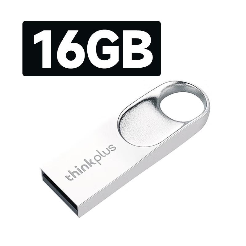 LENOVO/联想 U盘 TU201Plus 升级版 16GB 银色 单位:个