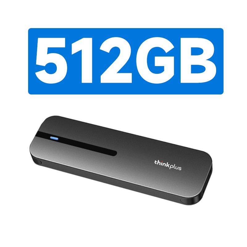 LENOVO/联想 移动固态硬盘 US203 Plus 512G  风暴灰 单位:个