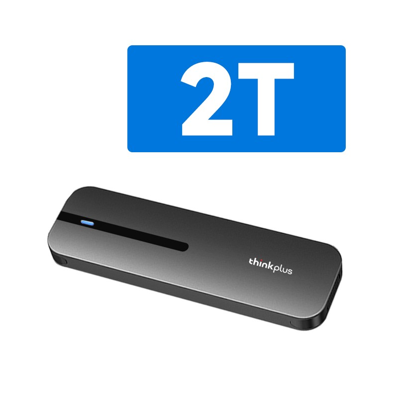 LENOVO/联想 移动固态硬盘 US203 Plus 2T  风暴灰 单位:个